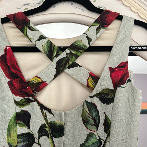 Dolce Gabbana Flower Dress Authentic - Picture 3 of 12